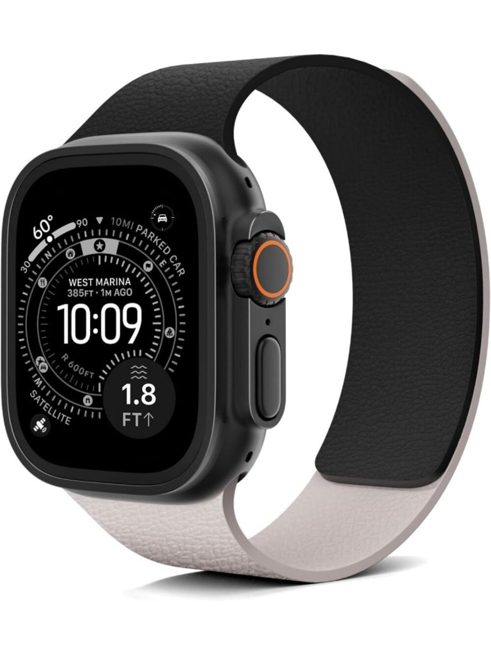 Textured Magnetic Apple Watch Bands - Interchangeable Silicone Straps for Men